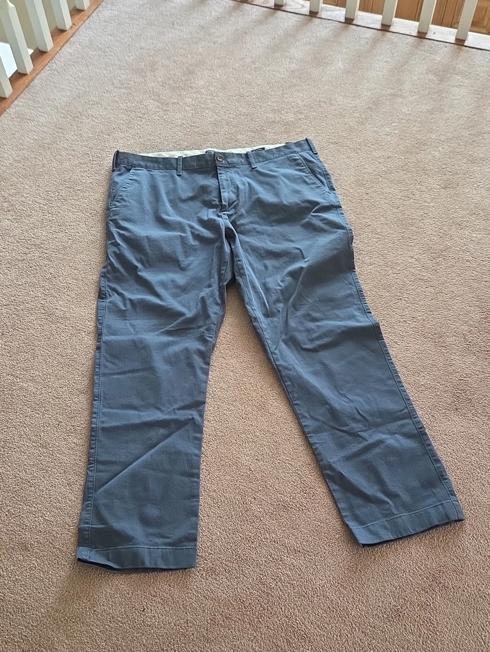 J. Crew Men's Chino Pants in Slate Blue